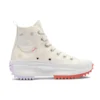 Run Star Hike Platform High “Embroidered Floral – Egret”