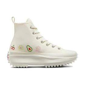 Run Star Hike Platform High “Embroidered Fruits & Florals”