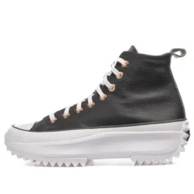 Run Star Hike Platform Metallic & Leather High Top “Black”