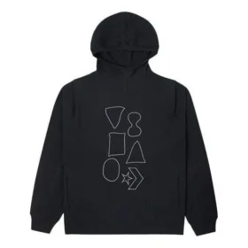Shapes Graphic Bubble Pullover Hoodie Asia Sizing “Black”