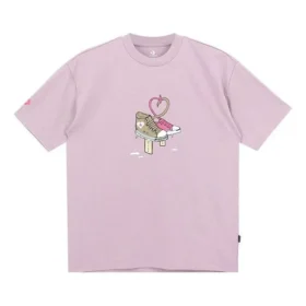 Shoe Tie Heart Logo T-Shirt Asia Sizing “Blush Purple”