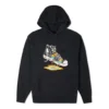 Shoes Printing Fleece Lined Black