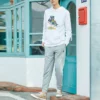 Shoes Printing Fleece Lined White