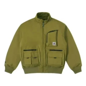 Short Down Bomber Jacket Asia Sizing “Olive Green”