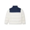 Short Down Jacket Asia Sizing “White Midnight Navy”
