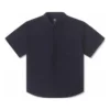 Short Sleeve Basic Woven Shirt Asia Sizing “Black”