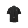 Short Sleeve Pocket Shirt Asia Sizing “Black”