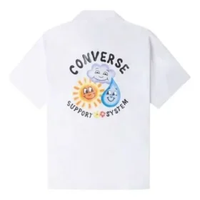 Skate Woven Polo Shirt Asia Sizing “White”