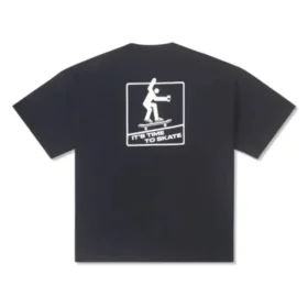 Skateboard Pocket Tee Asia Sizing “Black”