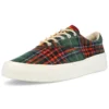 Skid Grip Low “Twisted Plaid – Egret”