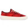 Skid Grip Low “Twisted Plaid – Haute Red”