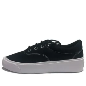 SkidGrip Stylish Retro Low Top Casual Canvas Shoes Black White