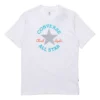 Slogan Logo Short-sleeve Tee Men White