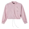 Small Logo Casual Shirt Jacket Pink Purple
