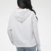 Small logo Long-sleeve Hooded Sweater White