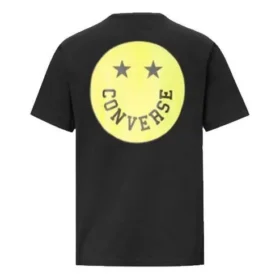 SMILEY Tee CONVERSE Black