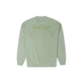 Sneakers Patch Loose Fit Sweatshirt Asia Sizing “Summit Sage”