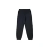 Solid Color Lacing Bundle Feet Sports Pants/Trousers/Joggers Dark Black