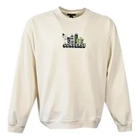 Spring Up Graphic Crew Sweatshirt Asia Sizing “Egret”
