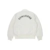 SS22 Logo Loose Sports Retro aviator Jacket Couple Style White
