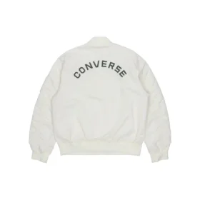 SS22 Logo Loose Sports Retro aviator Jacket Couple Style White