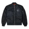 SS22 Logo Loose Sports Retro aviator Jacket Unisex Black