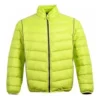 Stand Collar Light Puffer Jacket Asia Sizing “Fluorescent Green”