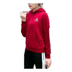 Star Chevron Embroidered Pullover Hoodie Asia Sizing “Red”