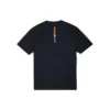 Star Chevron Printing Sports Round Neck Short Sleeve T-Shirt Asia Sizing “Black”