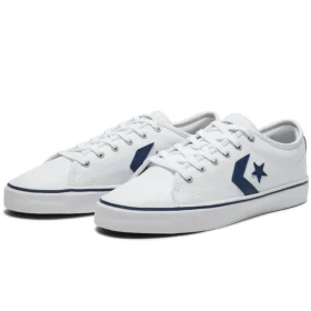 Star Replay Leather “White Navy”
