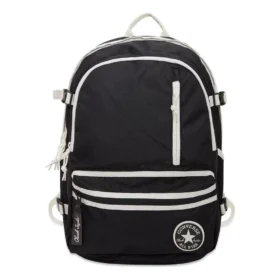 Straight Edge Premium Chuck Patch Backpack “Black”
