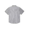 Striped Woven Carpenter Button Down Asia Sizing “Grey”