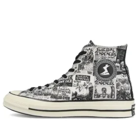 Suicidal Tendencies x Chuck 70 Hi “White Black”