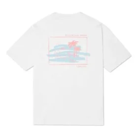 Summer Activity Surf Graphic T-Shirt Asia Sizing “White”