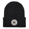 Tall Chuck Patch Beanie “Black”