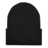 Tall Chuck Patch Beanie “Black”