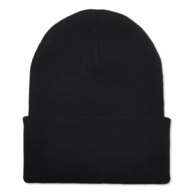 Tall Chuck Patch Beanie “Black”