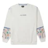 Tapesty Crewneck Sweatshirt Asia Sizing “White”