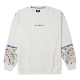 Tapesty Crewneck Sweatshirt Asia Sizing “White”