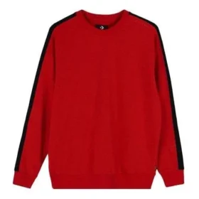 Track Taping Crew Neck Sweatshirt Asia Sizing “Red”