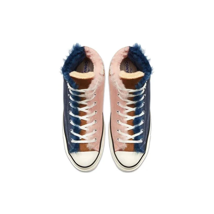 Tri Panel x Chuck 70 Hi “Navy Shearling” Tri Panel x Chuck 70 Hi “Navy Shearling”