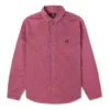 Twill Long Sleeve Button Down Asia Sizing “Berry”