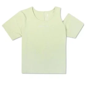 Twisted Knits Slim Asymmetrical T-Shirt Asia Sizing “Green”