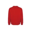 Unisex Logo Printing Round-neck Sweatshirt Red