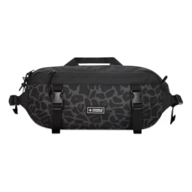 Utility Camo Waist Bag “Black”