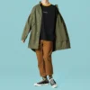 Utility Parka Asia Sizing “Military Green”
