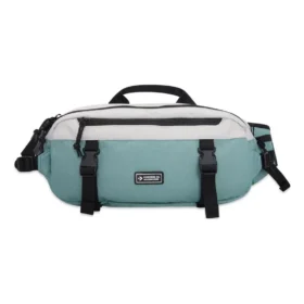 Utility Waist Bag “Teal White”