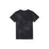 Washed Retro Casual Short Sleeve Black