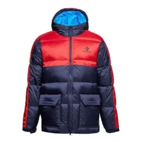 Winter Down Fill Puffer Jacket Asia Sizing “Navy Red” Winter Down Fill Puffer Jacket Asia Sizing “Navy Red”